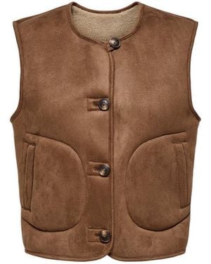 ONLY Gilets De Costume 6034901 - Marron
