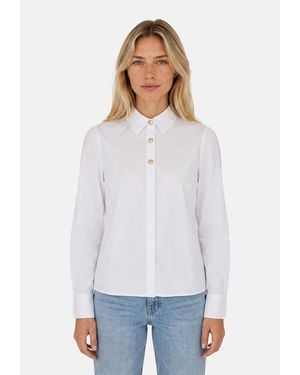 Morgan Chemise 262-Check - Blanc