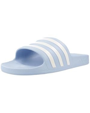adidas Claquettes Chanclas Mujer Modèle Adilette Aqua - Bleu