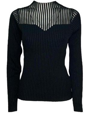 Molly Bracken Pull Knitted sweater black ladies - Noir