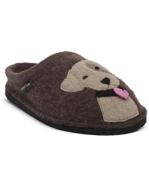 Haflinger Chaussons RUDI BRAUMELIERT CALZ G - Marron