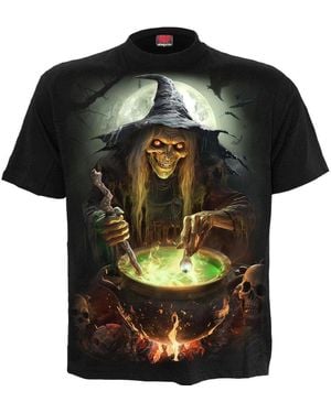 Spiral T-Shirt Witch's Brew - Noir
