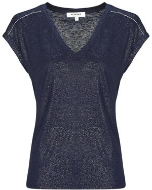Morgan T-Shirt Korte Mouw Dema - Blauw