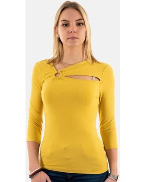 Salsa Jeans T-shirt 21005581 - Jaune