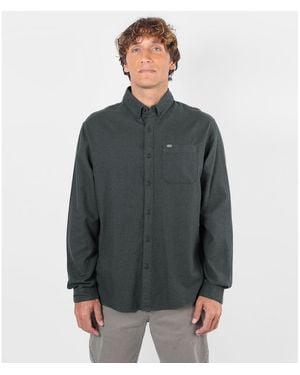 Oxbow Chemise Chemise Manches Longues Hilltop - Gris