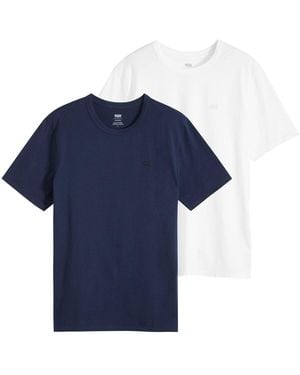 Levi's T-shirt T-shirt Paquet de 2 Icon Tee - Bleu