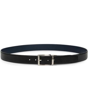 Lancaster Ceinture Ceinture Ceinture Cuir Lisse - Noir