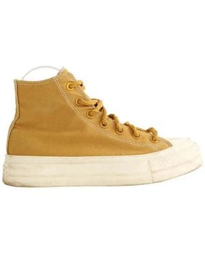 Converse Baskets Montantes Baskets Camel - Jaune