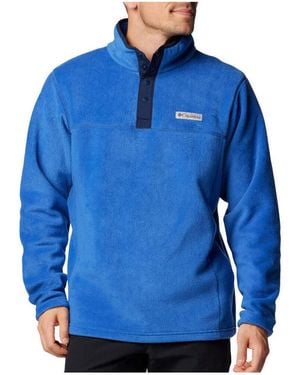 Columbia Sweat-shirt Steens Mountain Half Snap II - Bleu