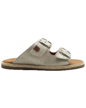 POPA Sandales MULE GALDANA BOREAL PLATINE MS12301 005 SOFT - Métallisé
