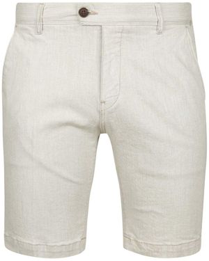 Vanguard Pantalon V9 Chino Short Ecru - Neutre
