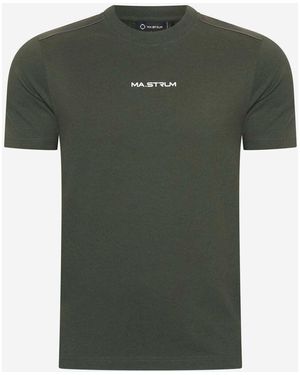Ma Strum T-Shirt Mastrum Printed Tee - Groen