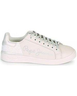 Pepe Jeans Baskets Brompton fun Blanc