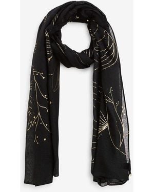 Lollipops Echarpe Foulard Rectangulaire Tyasa - Noir