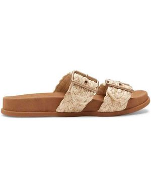 Roxy Sandales plates ARJL200850-NAT - Marron