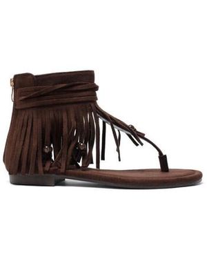 Erynn Sandales plates Sandales Terrena - Marron