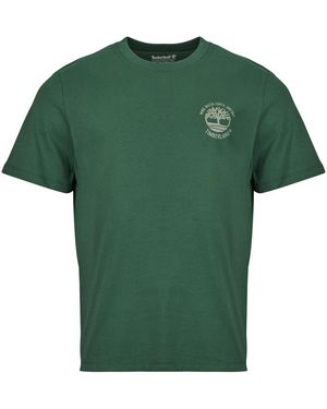 Timberland T-Shirt Korte Mouw Badoink Back - Groen