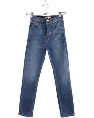 RE/DONE Jeans Jean slim en coton - Bleu