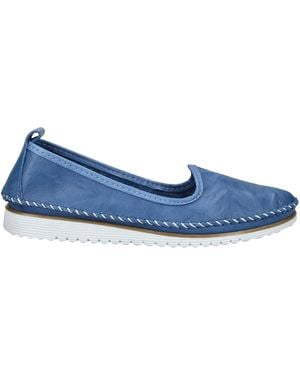 Andrea Conti Mocassins Ballerines - Bleu