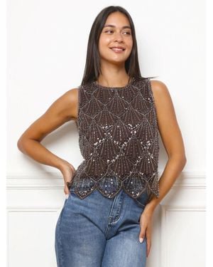 La Modeuse Blouses Tops, T-Shirts Pour Femme - Marron