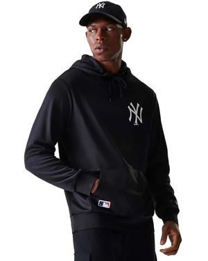 KTZ Fleece Jack Mlb Essentials Hoodie Neyyan Blk - Zwart