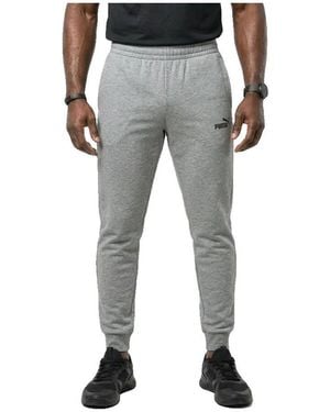 PUMA Jogging Pantalons De Survêtement Ess N1 Logo Slim En - Noir