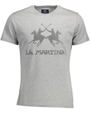 La Martina T-Shirt Ccmr05Js206_236796E - Gris