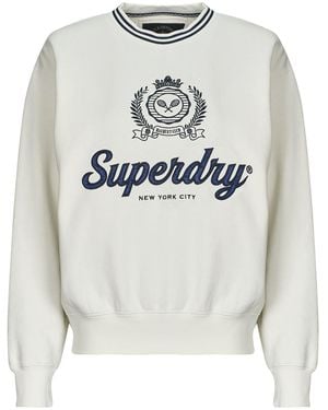 Superdry Felpe Country Club Loose Crew - Grigio