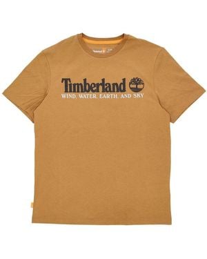 Timberland T-shirt Wwes Front Tee Wheat - Neutre