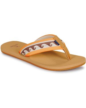 Rip Curl Teenslippers Freedom Plush Bloom Open Toe - Bruin
