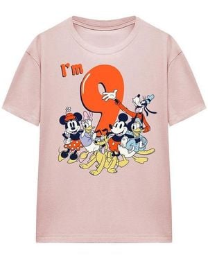 Mickey Mouse And Friends T-shirt TV25364 - Rose
