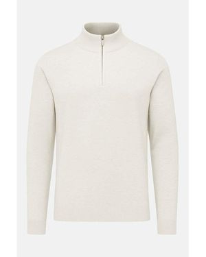 Vercate Pull Demi-zip - Blanc
