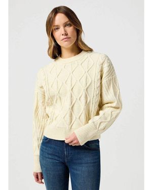 Wrangler Pull 112356472-WORN WHITE - Neutre