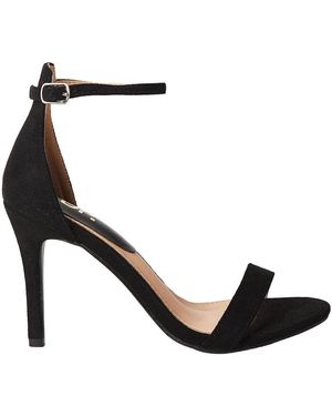 Sandales à Talons Dorothy Perkins En Cuir Verni Noir - Taille 38 EU / 7 US - Talon Bas Cubain - Neuf Avec Défauts