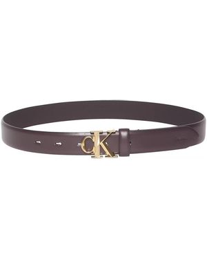 Calvin Klein Ceinture 39080 - Marron