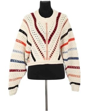 Ba&sh Pull Pull en coton multicolore - Rose