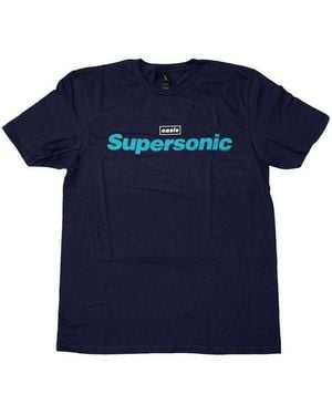 Oasis T-Shirt Supersonic Title Colour - Bleu