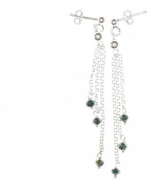 Clio Blue Boucles oreilles Cristal - Blanc