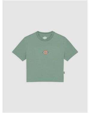 Dickies T-Shirt Maple Valley Dk0A4Xpo-L191 Sea Spray - Vert