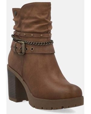 Refresh Bottines TRONCHETTO TACCO - Marron