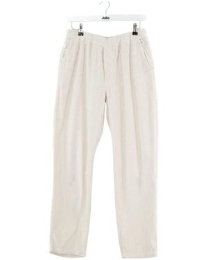 American Vintage Pantalon Pantalon droit en coton écru - Neutre