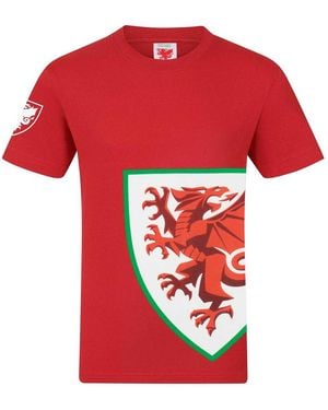 Fa Wales T-shirt GF632 - Rouge