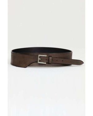 Lee Cooper Ceinture Ceinture SHERRY Marron - Noir