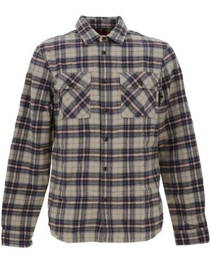 Oxbow Chemise Chemise m.l. carreaux tisses cliff - Gris