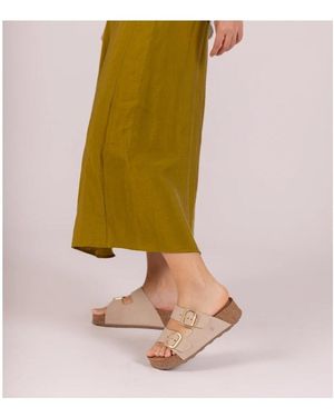 Yokono Sandales SANDALIAS DE PLATAFORMA WIWI 125 BEIGE - Vert