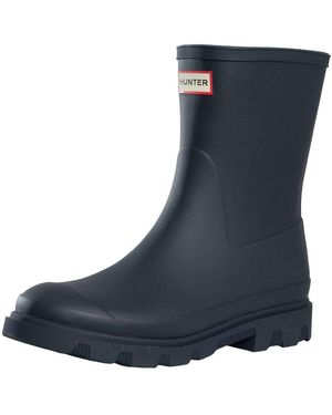 HUNTER Bottes Bottes courtes en caoutchouc Downpour - Bleu