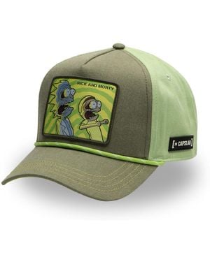 Capslab Casquette Casquette baseball Rick Morty - Vert