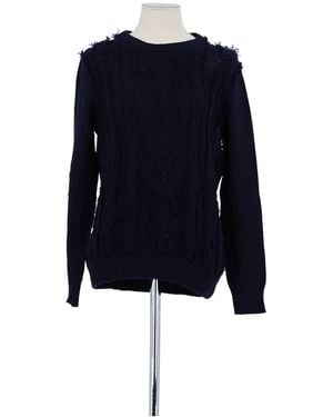 J.Crew Pull Pull en laine marine - Bleu