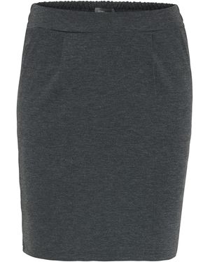 Ichi Rok Jupe Mi-Longue Femme Kate - Grijs