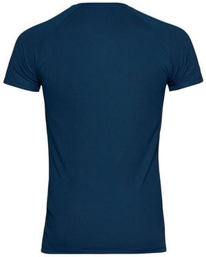 Odlo T-shirt BL TOP Crew neck s/s ACTIVE F-DRY LIGHT - Bleu